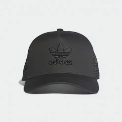 Εξοδος 😍 Καπέλα Adidas Originals Trefoil Trucker Ανδρικό Καπέλο BLACK/BLACK 🥰
