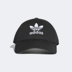 ΧΟΝΔΡΙΚΟ ΕΜΠΟΡΙΟ ⌛ Καπέλα Adidas Originals Trefoil ⚾ Baseball Καπέλο BLACK/WHITE 🛒