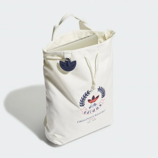 Το φθηνότερο 😉 Σακίδια Πλάτης Adidas Originals Bucket 🎒 Backpack WHITE 🌟 - Image 5