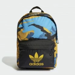 Εκπτωση 🥰 Σακίδια Πλάτης Adidas Originals Camo Classic 🎒 Backpack Collegiate Gold / Pulse Blue / Wonder Steel ✔️