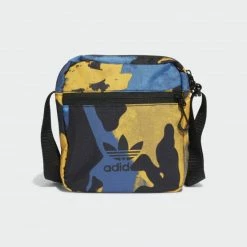 Ολοκαίνουργιο 👍 Τσάντες Ώμου Adidas Originals Camo Festival Bag Collegiate Gold / Pulse Blue / Wonder Steel 🔥