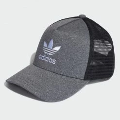 Best Pirce 🎉 Καπέλα Adidas Originals Curved Trucker Unisex Καπέλο Black 😉