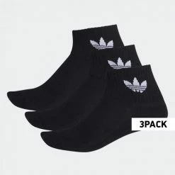 Το φθηνότερο 😍 Κάλτσες Adidas Originals Mid-Cut Crew 🧦 Socks BLACK 🤩