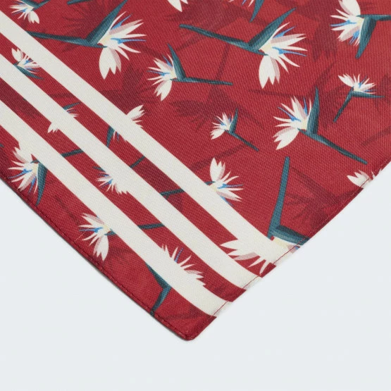 Φτηνός 🔔 Λαιμουδιέρες Adidas Originals Thebe Magugu Head Scarf Power Red / Off White 🎉 - Image 2