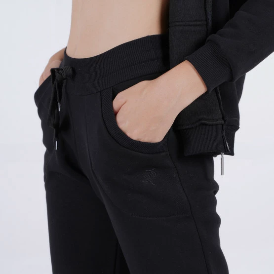 Flash Sale 😉 Φόρμες Target Classics Γυναικείο Παντελόνι Φόρμας ΜΑΥΡΟ 👍 - Image 4