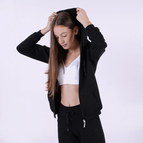 Τοπ 10 🧨 Ζακέτες Target Classics Γυναικεία Ζακέτα Με Κουκούλα ΜΑΥΡΟ 💯 - Image 4