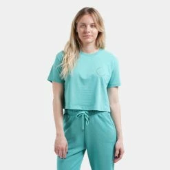 Καλύτερη πώληση 🔔 T-shirts | Μπλούζα κοντό μανίκι Target "Raster" Γυναικείο T-Shirt ΜΕΝΤΑ 🧨