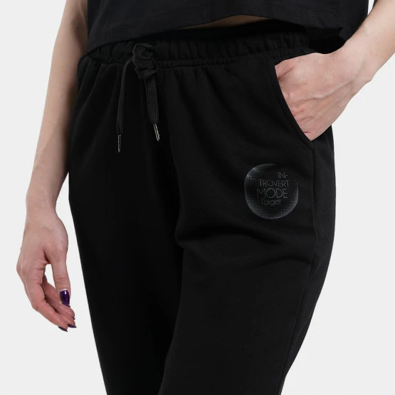 Flash Sale 🧨 Φόρμες Target "Raster" Γυναικείο Παντελόνι Φόρμας ΜΑΥΡΟ ✔️ - Image 4