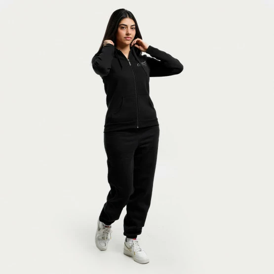 Κουπόνι 👏 Ζακέτες Target Social Jacket Hoodie Γυναικεία Ζακέτα ΜΑΥΡΟ 🛒 - Image 4