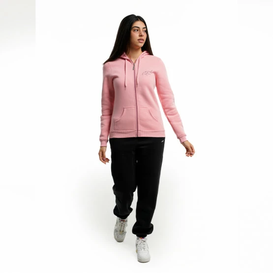 Συμφωνίες 🎁 Ζακέτες Target Social Jacket Hoodie Γυναικεία Ζακέτα ΡΟΖ 🌟 - Image 4