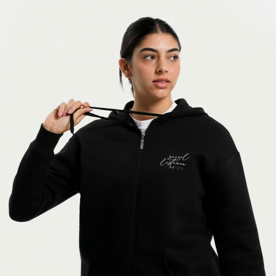 ΧΟΝΔΡΙΚΟ ΕΜΠΟΡΙΟ 🎉 Ζακέτες Target Long Jacket Hoodie Γυναικεία Ζακέτα ΜΑΥΡΟ 😍 - Image 3