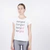 Αγορά 🌟 T-shirts | Μπλούζα κοντό μανίκι Target Loose Γυναικείο T-shirt ΛΕΥΚΟ ✔️