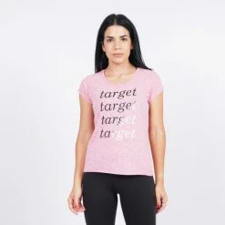 Κουπόνι ❤️ T-shirts | Μπλούζα κοντό μανίκι Target Loose Γυναικείο T-shirt ΜΕΛ.ΚΟΡΑΛΙ 😉