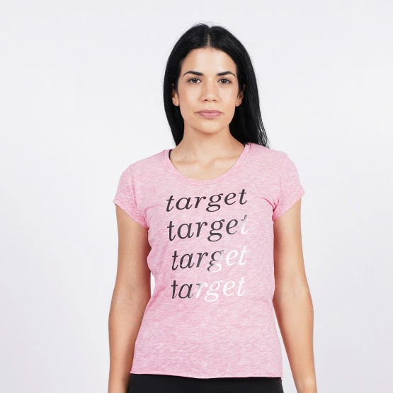 Κουπόνι ❤️ T-shirts | Μπλούζα κοντό μανίκι Target Loose Γυναικείο T-shirt ΜΕΛ.ΚΟΡΑΛΙ 😉 - Image 4