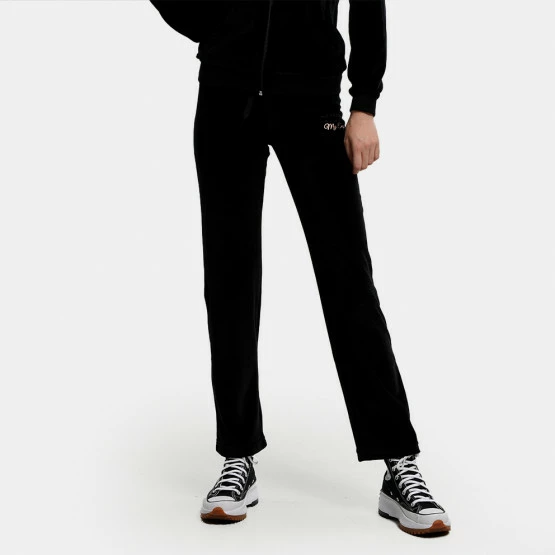 Ολοκαίνουργιο 🧨 Σετ Φόρμας Target Set With Hoodie Velour Γυναικείο Σετ Με Κουκούλα ΜΑΥΡΟ 👍 - Image 5