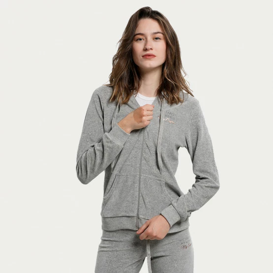 Προώθηση 🤩 Σετ Φόρμας Target Set With Hoodie Velour Γυναικείο Σετ Με Κουκούλα ΜΕΛ.ΑΝ 🤩 - Image 2