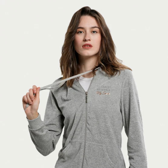 Προώθηση 🤩 Σετ Φόρμας Target Set With Hoodie Velour Γυναικείο Σετ Με Κουκούλα ΜΕΛ.ΑΝ 🤩 - Image 4