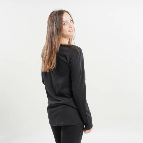 Εκπτωση 🛒 Μπλούζα Μακρύ Μανίκι Target "Olympics" Γυναικεία Μπλούζα με Μακρύ Μανίκι ΜΑΥΡΟ 😍 - Image 2