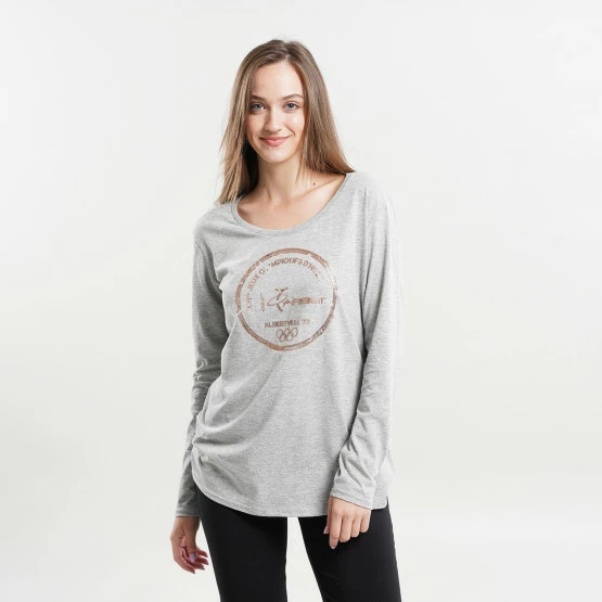 Προϋπολογισμός ✔️ Μπλούζα Μακρύ Μανίκι Target "Olympics" Γυναικεία Μπλούζα με Μακρύ Μανίκι ΜΕΛ.ΑΝΟΙΧΤΟ 🥰