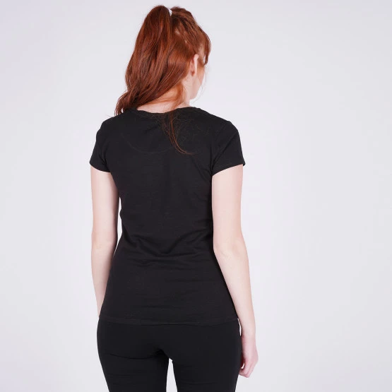 Καλύτερη πώληση 👍 T-shirts | Μπλούζα κοντό μανίκι Target T 👕 Shirt K/M Καλτσα Φλαμα "Work Harder" Γυναικεία Μπλούζα ΜΑΥΡΟ 🎁 - Image 2