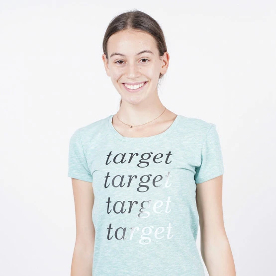 Πολύ καλή προσφορά 💯 T-shirts | Μπλούζα κοντό μανίκι Target Loose Γυναικείο T-shirt ΜΕΛ.ΜΕΝΤΑ ⭐ - Image 3