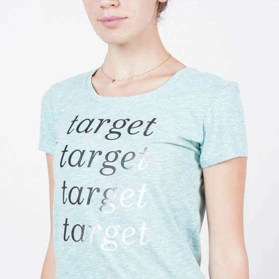 Πολύ καλή προσφορά 💯 T-shirts | Μπλούζα κοντό μανίκι Target Loose Γυναικείο T-shirt ΜΕΛ.ΜΕΝΤΑ ⭐ - Image 4