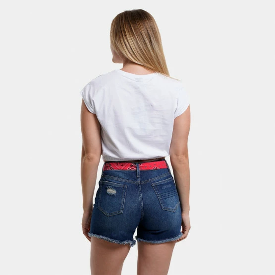 Τοπ 10 ⭐ T-shirts | Μπλούζα κοντό μανίκι Target "Raster" Γυναικείο T-shirt ΛΕΥΚΟ 🔔 - Image 2