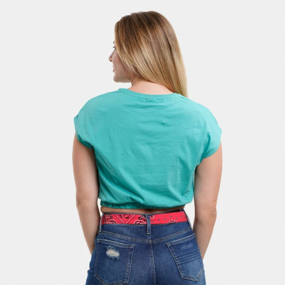 Συμφωνίες 🔥 T-shirts | Μπλούζα κοντό μανίκι Target "Raster" Γυναικείο T-shirt ΜΕΝΤΑ 😍 - Image 2