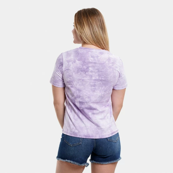 Εκπτωση 👏 T-shirts | Μπλούζα κοντό μανίκι Target Tie Dye "Happy" Γυναικείο T-shirt ΛΙΛΑ ❤️ - Image 2